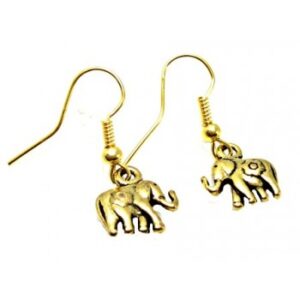 Øreringe med elefant