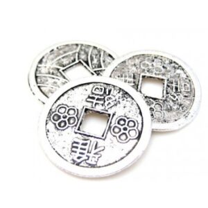 Mønter 19 Mm - Hul 4 Mm - 3 Stk