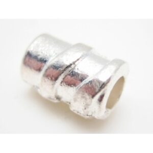 Sølv Perle I Tibet Sølv 10 Mm 4 Mm Hul - 3 Stk