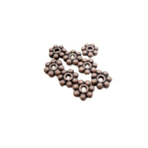 Mellem Rondel Kobber 5mm - 10 Stk
