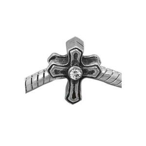 Kors Charms Med Sten - 13 / 4,5 mm