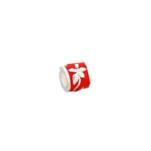 Led / Charms Med Rød Emalje 11 / 5,2 Mm