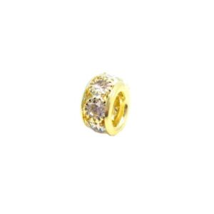 Led Med Sten Guld - 10 / 5 Mm