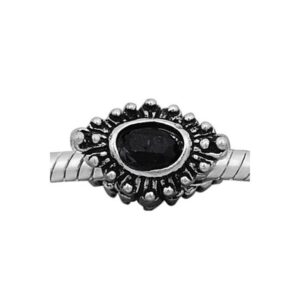 Smart Charms / Perle Med Sort Sten