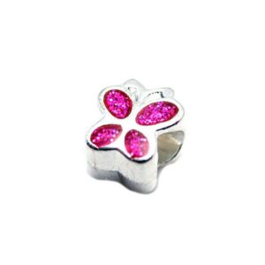 Sommerfugl Med Pink Emalje 9 / 4 Mm