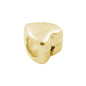 Hjerte Led / Charms Guld 8 / 4,5 - 2 STK