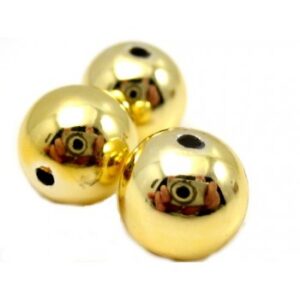 Voks Perle 8 mm - Guld - 8 Stk