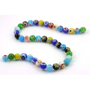 Millefiori Rund 6 / 1,2 Mm - 30 Stk