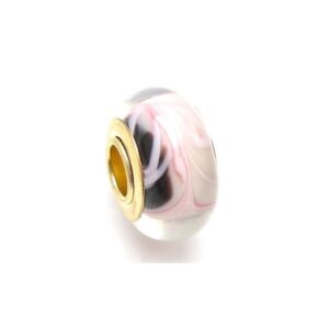 Led Med Guld Kerne Rosa / Sort