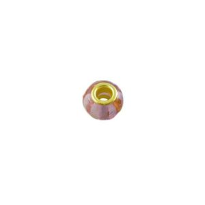 Glas Led Med Guld Kerne 14 / 5 Mm - Rosa