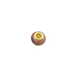 Glas Led Med Guld Kerne 14 / 5 Mm - Lilla