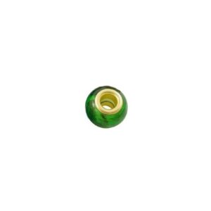 Glas Led Med Guld Kerne 14 / 5 Mm - Grøn