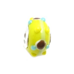 Glas Led / Charms Flot I Gul, Turkis M.M.