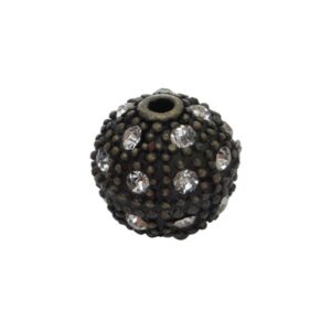 Rhinstenskugle Sort 10/1,5 Mm