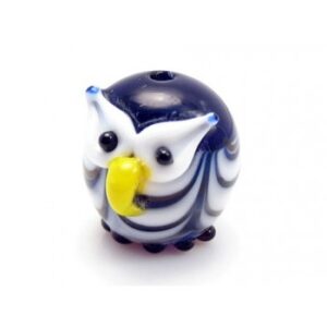Murano Håndlavet Glas Ugle 17 Mm