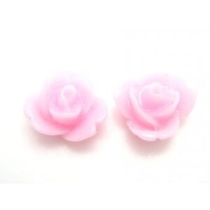 Resin Rose Mini Rosa 9 Mm - 2 Stk