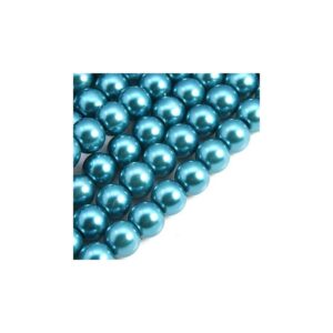 Voks Glas Perler 4 Mm TURKIS - 1 STRENG CA 100 ST