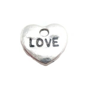 Hjerte "LOVE" 11 / 2 Mm - 3 STK