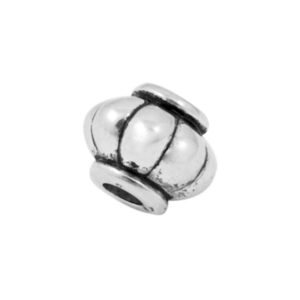 Sølv Perle 10 / 3 Mm - 10 STK