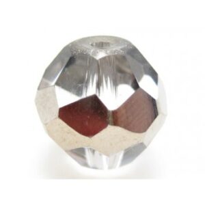 Stor Glas Facet Perle - 12 mm