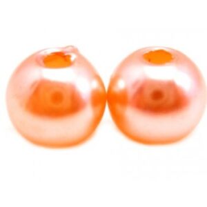 Voks Perle 6 mm Laks - 15 stk