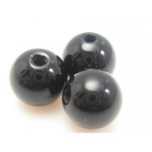 Voks Perle 3 mm Sort - 30 stk
