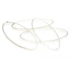 Oval Forbindelses Ring - 25 mm - 10 stk