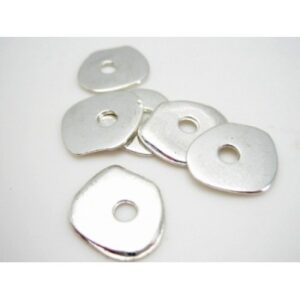 Metal Skiver Ca. 13 mm / 2,5 mm Hul - 6 stk