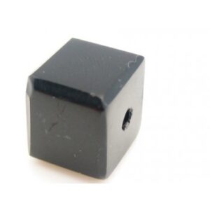 Firkantet Sten I Sort - 10 mm