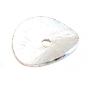 Børstet Sølv Mønt - 16 mm