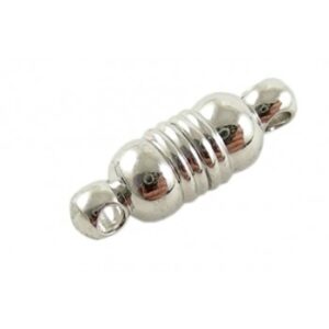 Sølv Belagt Magnet Lås - 14 x 1 mm