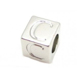 Sløv Belagt "C" Bogstav - 7,5 x 7,5 mm