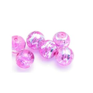 Glas Perler Rosa 8 / 1 Mm - 20 Stk