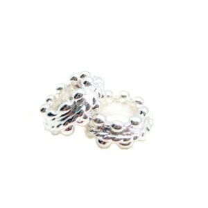 Flotte Perler Med Stort Hul 9 / 5 Mm - 2 Stk