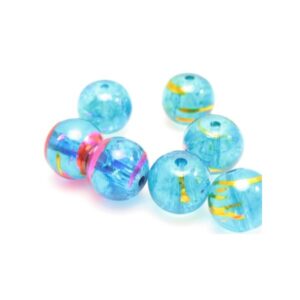 Glas Perler Turkis 8 / 1 Mm - 20 Stk