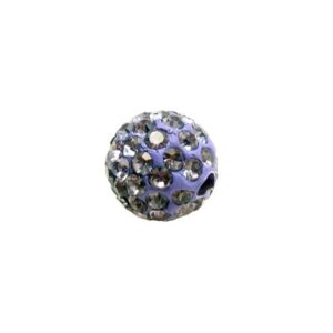 Rhinstens Perle 8 Mm - Lilla