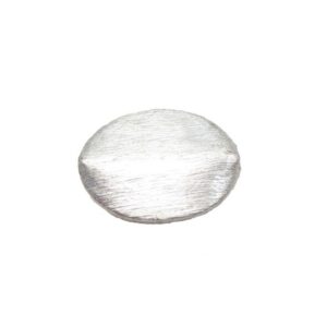 Børstet Sølv Perle 17 Mm