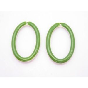 Emalje Vedhæng 18 X 12 Mm - 2 Stk
