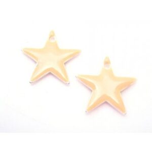 Emalje Stjerne 12 Mm - HUD - 2 Stk