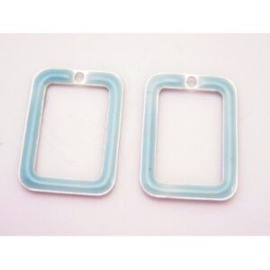 Emalje Ramme 20 X 14 Mm - 2 Stk