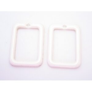 Emalje Ramme 20 X 14 Mm - 2 Stk