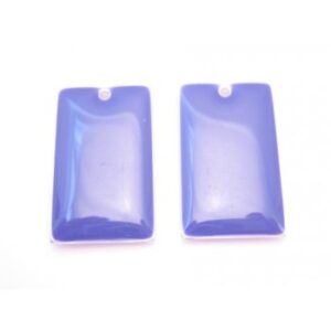 Emalje Vedhæng 23 X 14 Mm - 2 Stk