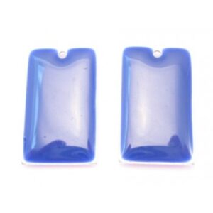 Emalje Vedhæng 23 X 14 Mm - 2 Stk