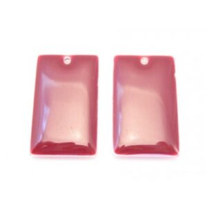 Emalje Vedhæng 23 X 14 Mm - 2 Stk