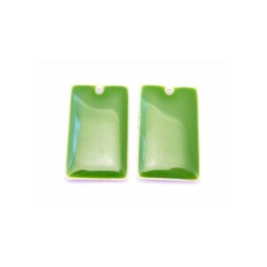 Emalje Vedhæng 23 X 14 Mm - 2 Stk