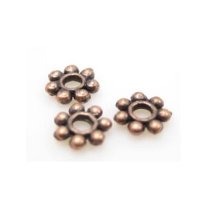 Mellem Rondel Kobber 4 Mm - 10 Stk