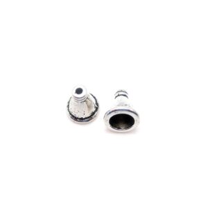 Konisk Tibetansk sølv Perle 11 / 1,5 Mm - 2 Stk