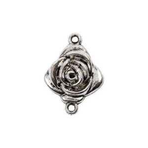 Forbindelses Rose Antik Sølv 22 Mm +