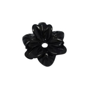 Smuk Blomst 12 Mm - 2 STK - SORT