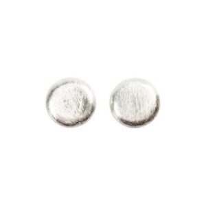 Børstet Sterling Sølv Belagt Perle 10 / 1,2 Mm - 2 Stk